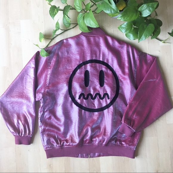 BEASTER Ghost Face Iridescent Shimmer Bomber S - Picture 2 of 8